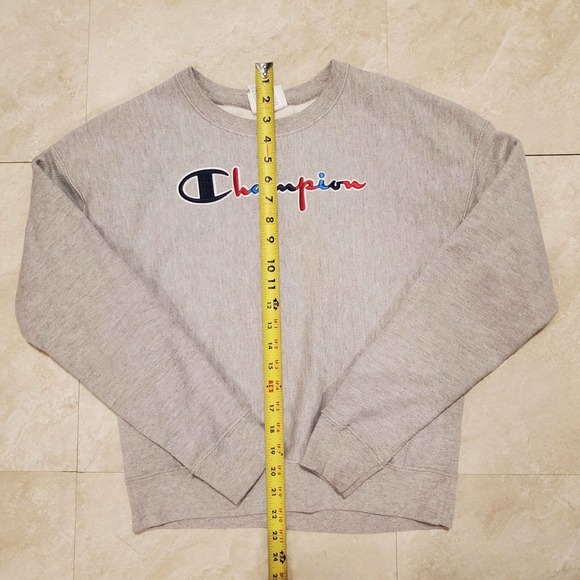 Vintage Champion Logo Spell Out Reverse Weave Sweater Sweatshirt Size S Small - Picture 5 of 10